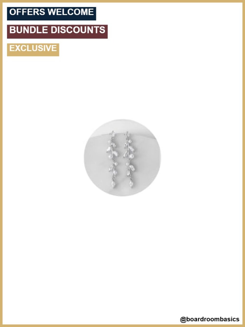 Pearl Dangle Drop Earrings for Women Wedding Bridal Prom Jewelry